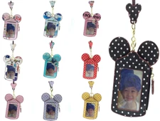 Mouse Ear ID Card Holder & Lanyard with Credit Card Slots Key Chain Coin Purse 