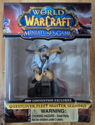 World of Warcraft Miniatures Questgiver Fleet Master Seahorn 2009 Convention