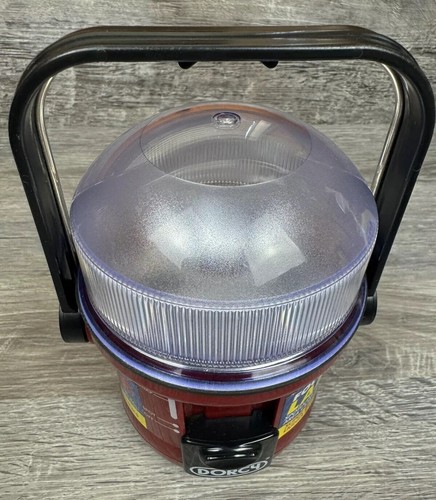 Vintage Dorcy Model 41-1015 Dual Spotlight Floodlight w/ Kickstand Camping Red - Picture 9 of 16