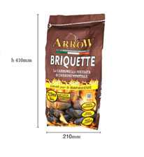 Carbonella Pressata per Barbecue BBQ di Carbone Vegetale 5 / 10 Kg Sacchi Sacco