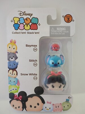 Disney Tsum Tsum 3 pack Series 3 Snow White 203, Stitch 165