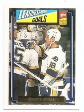 92/93 TOPPS GOLD PARALLEL Hockey (#301-400) U-Pick From List