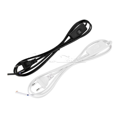 1.8M Plug Cord Power Cable with Switch E27 Light Bulb Socket Extension Cable
