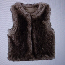 Toddler Girl Carter's Faux-Fur Vest Khaki 5T 38