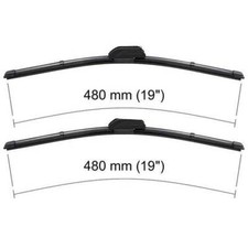 KIT  2  SPAZZOLE TERGICRISTALLO FLAT  DODGE NITRO 2006-2008