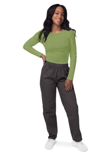 Sivvan Women's Medical Workwear T-Shirt Underscrub Top Comfort Long Sleeve Tee - Picture 142 of 210