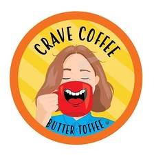 Crave Beverages Butter Toffee Flavored Coffee Pods,Compatible Keurig 2.0,100 Ct