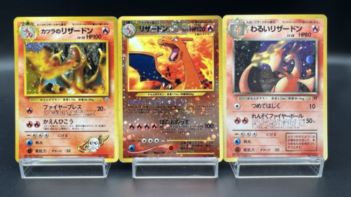 Blaine's&Dark Charizard Neo Promo 3 Set 006 Very Good Japanese Pokemon Card