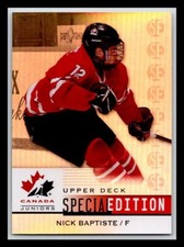 2014-15 Upper Deck Team Canada Juniors Special Edition Gold #SE45 Nick Baptiste