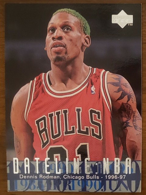 DENNIS RODMAN 1997 98 Upper Deck DATELINE NBA Basketball Card 323 