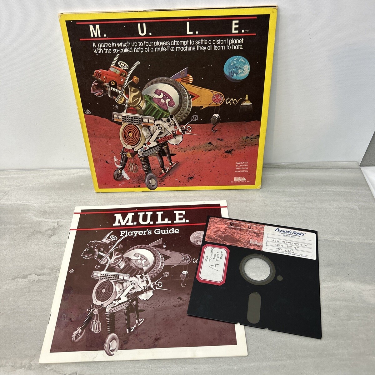 MULE M.U.L.E. Atari 400/800/1200XL - Complete in Folio