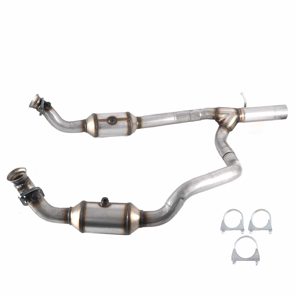For 2009-2014 Ford E-150/E-250/E-350 Super Duty 5.4L Y Pipe Catalytic Converter Foto 3 de 4