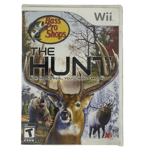 Bass Pro Shops: The Hunt (Nintendo Wii, 2010) Complete w/ Manual