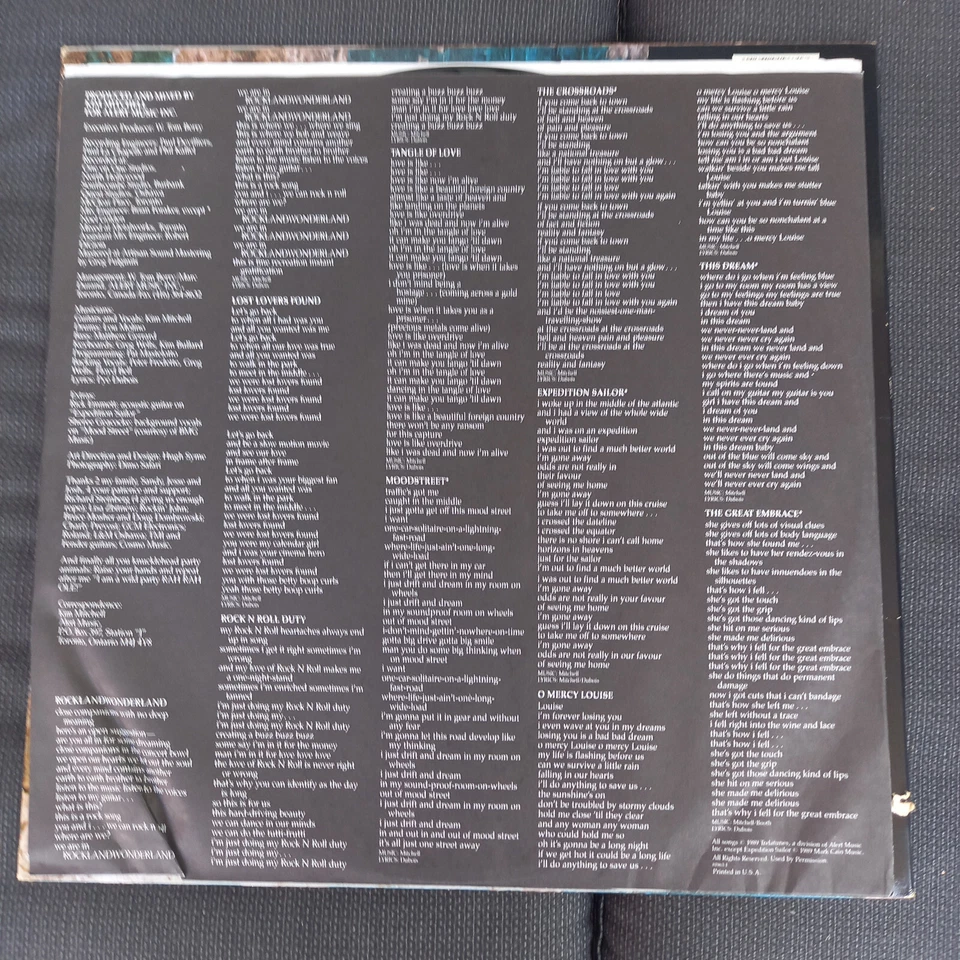 Kim Mitchell - Rockland (LP, 1989) - Max Webster - Rush - - Bild 3 von 4