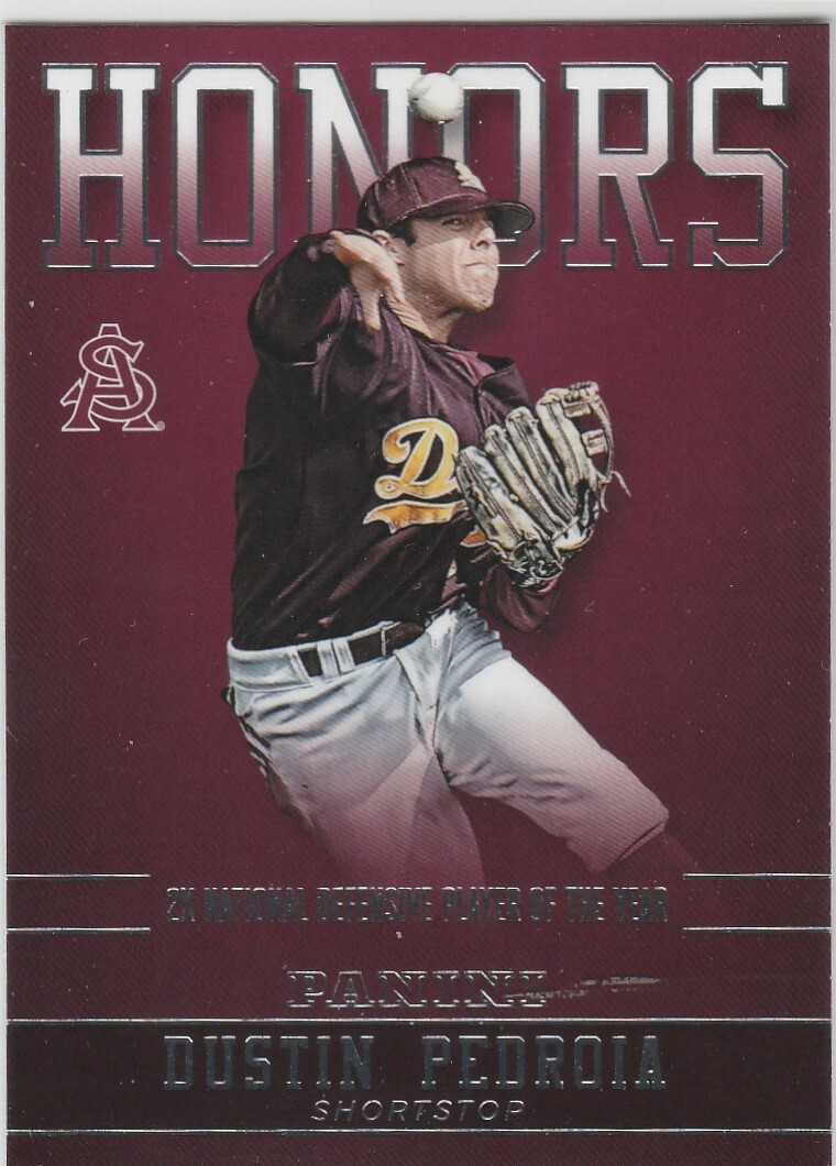 Dyablo PRESENTA『SANGRE AZTEHA Vol.2』廃盤レア DUSTIN PEDROIA 2015 ARIZONA ST. COLLEGIATE HONORS SILVER DP-ASU