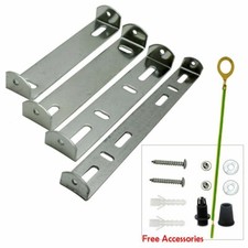 Vintage Light fixing ceiling rose strap bracket strap brace earthed Plate - UK