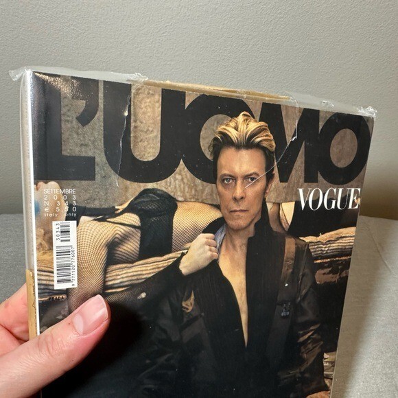 L’UOMO VOGUE 2003 No.343 David Bowie... NEW Rare Sealed L'UOMO VOGUE David Bowie September 2003