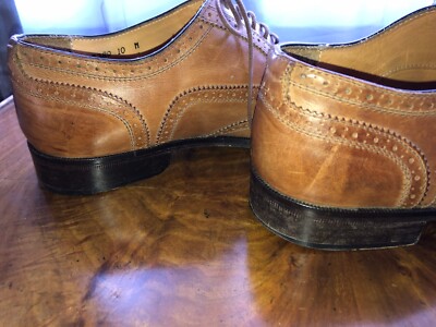 Mercanti Fiorentini Cuoio Wing Tip 7389 Men’s Shoes Italy Leather Size 8 Mercanti Fiorentini Men main image 3