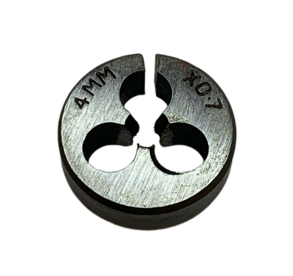 4MM X 0.7 DIE THREADING DIE ROUND SPLIT DIE METRIC THREAD M4 RDGTOOLS