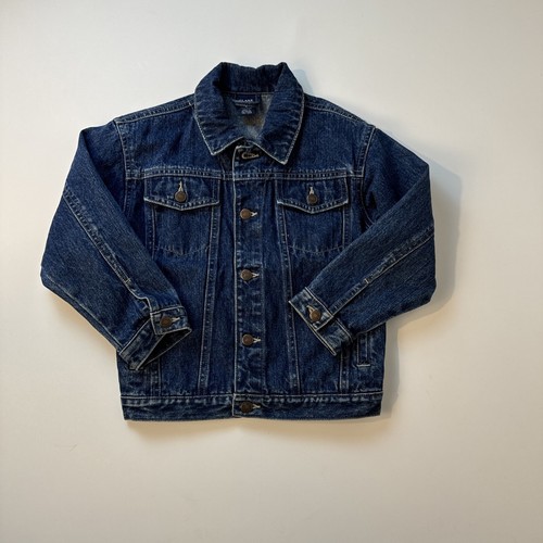 Class Club Jacket Denim Boy's/Girls Size 5 Blue Pockets Classic Dark Wash - Picture 18 of 18
