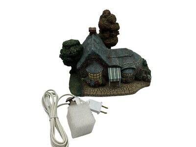 #ad Hawthorne Village Lamplight Tea Room Thomas Kinkade Lamplighter House Collection $9.50