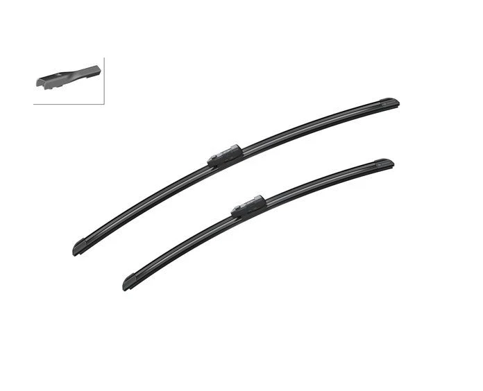 Audi Q3 Front Wiper Blade Blades Set Windscreen 2011 Onwards BOSCH AEROTWIN — 第 2/4 张图片