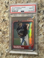 1997 Bowman Chrome #55 Randy Johnson Refractor PSA 10 Pop 1