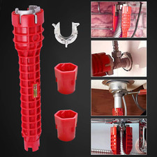 8-in-1 Multifunctional Sink  Faucet Wrench   Plumbing Tool for Pipe Installatio