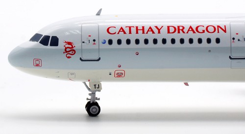 Aviación 1:200 WB2002 Cathay Dragon Airbus A321 avión diecast modelo B-HTJ - Imagen 7 de 12