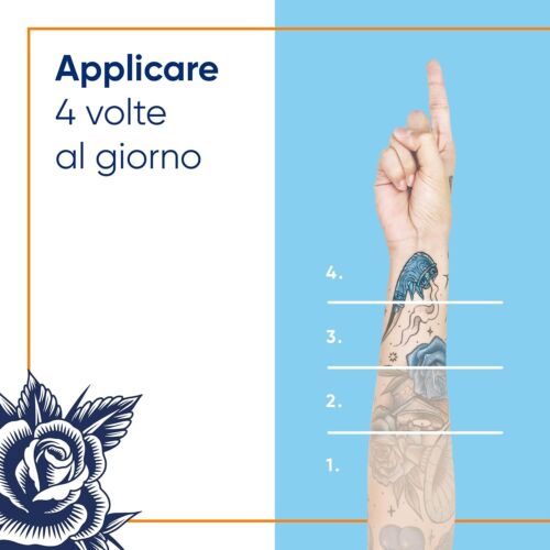 Bepanthenol Tattoo Pasta Trattamento Intensivo, Crema Tatuaggi Corpo Pantenolo - Foto 4 di 7
