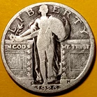 1926 S SILVER STANDING LIBERTY QUARTER 25¢ 100-Year-Old Coin, 2.7m Minted
