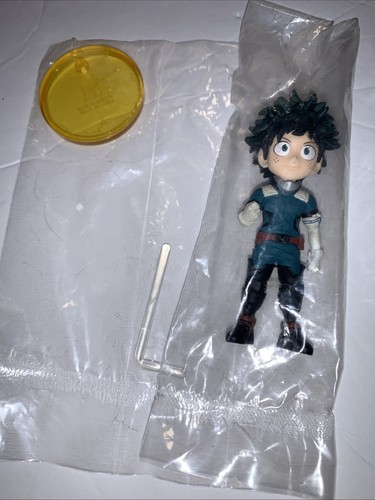 My Hero Academia Izuku Midoriya 3 Inch Action Figure Anime With Yellow Stand New - Picture 3 of 16