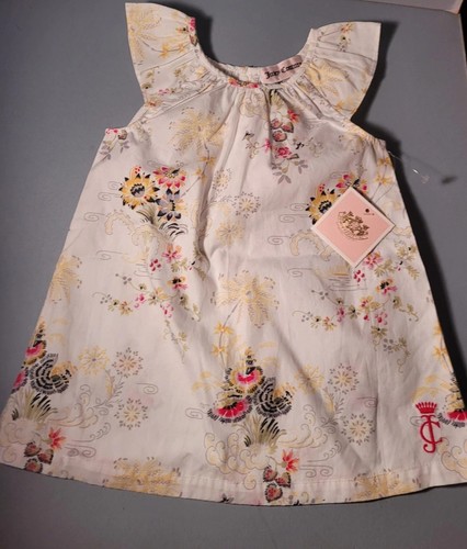 Vestido de bebé Juicy Couture floral sin mangas nuevo con etiquetas talla 6-12 meses - Imagen 2 de 13