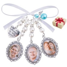 Wedding Bouquet Photo Charms Bridal Lacy Oval Bridal Charm You are Always in ...