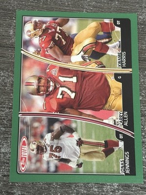 Larry Allen, Kwame Harris, Jonas Jennings 2007 Topps Total #163 49ers