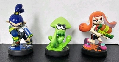Nintendo Amiibo Splatoon Figures - 3 Pack