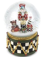 Mackenzie Childs Nutcracker Snow Globe