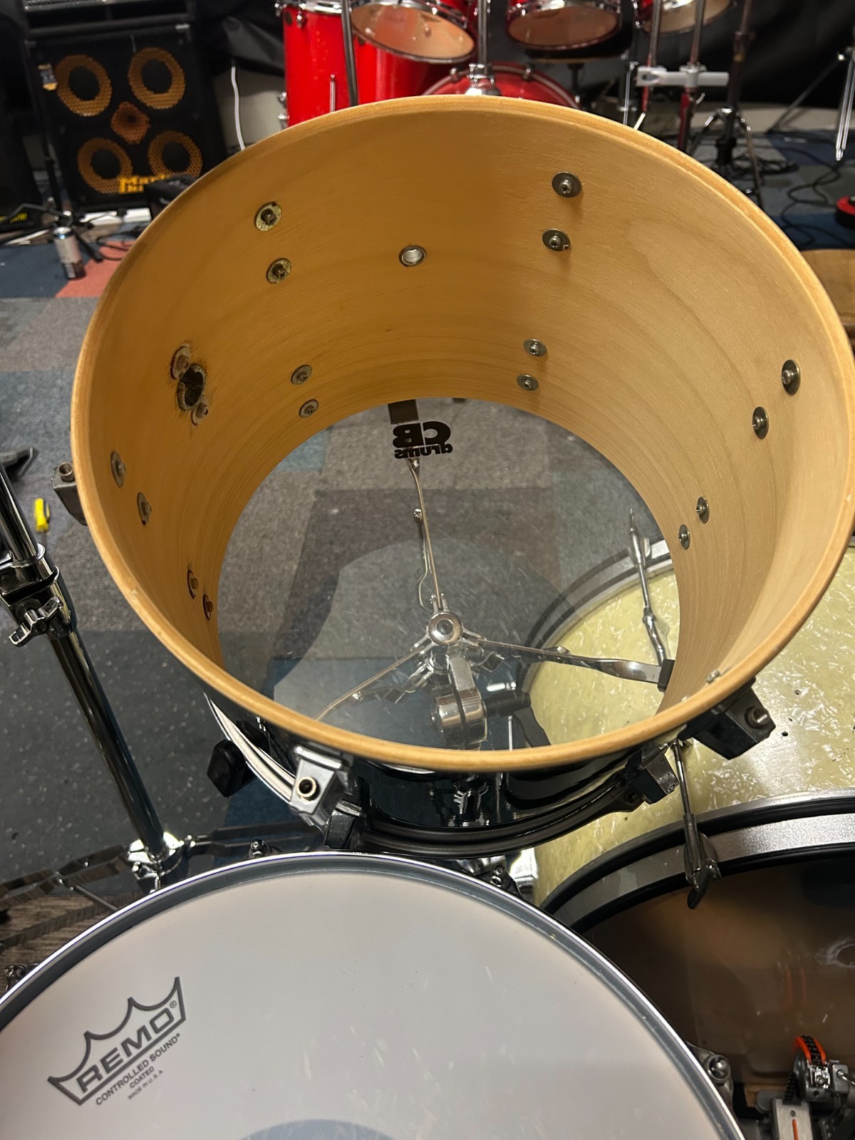 CB Drums MX Series 12'' x 09'' Tom Drum-Birch Poplar Shell-Black**VIDEO DEMO** photo 13