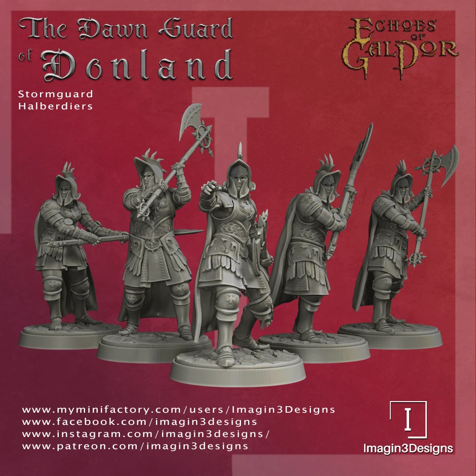Stormguard Halberdiers | Dawn Guard of Donland | Imagin3Designs