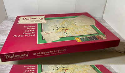 Diplomacy Game by Games Research 1971 Model 9100 Edition Vintage Complete