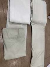 Pottery Barn Teen 2 Ombre Blackout Curtains Sage 52x84" Green