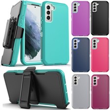 For Samsung Galaxy S21 Plus S21 Phone Case Rugged Hard Cover /Belt Clip Holster