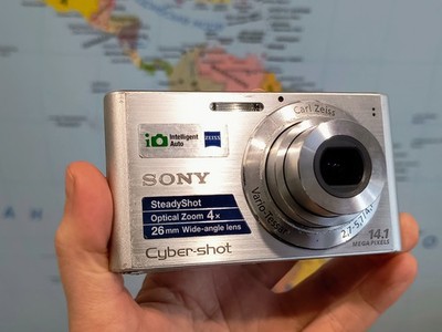 SONY Cyber-shot DSC-W320 シルバー SONY Cyber Shot DSC-W320 Silver Digital Camera Japanese language