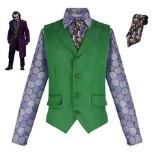 Batman Caballero Oscuro Joker Camisa Hexagonal Disfraz Juegos con disfraces Halloween Fiesta Traje 1 Juego