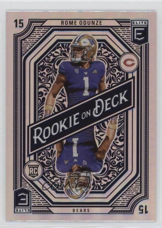 2024 Panini Donruss Elite Rookie On Deck Rome Odunze #2 RC