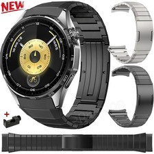 Luxury Titanium Metal Watch Strap For Huawei Watch GT 6 46mm Wrist Band Bracelet