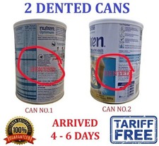 2 Dented Cans Nestle Nutren Optimum Complete Nutrition Milk Powder Vanilla 800g