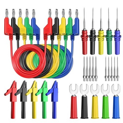 Multimeter Kabelset Bananenstecker Krokodilklemmen Prüfsonden Testkabel