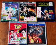 5 Blu-Ray 3D Movies Toy Story 2 3D Tangled 3D...