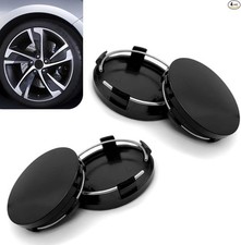 Car Wheel Center Cap Universal Rust-proof Snap-in Hub Cover 2.36 Color Black